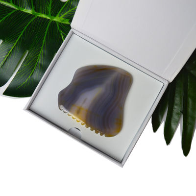 Massage Tools 2024 Arrivals Natural Agate Gua Sha Scraping Massage Board for Relieving Fatigue and Promoting Skin Beauty