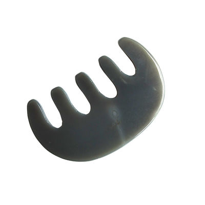 Experience the Benefits of Agate Gua Sha Comb Perfect for Head Massage and Beauty Care