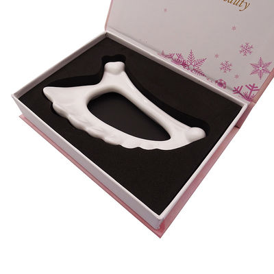 Face Therapy Ceramic Gua Sha Board Customized Logo for Facial Massage Tool Physical Therapy