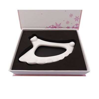Face Therapy Ceramic Gua Sha Board Customized Logo for Facial Massage Tool Physical Therapy