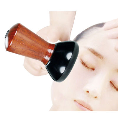 Red Pear Wood Mini Bian Stone Eye Face Gua Sha Massager Portable Massage Belt for Natural Hot Stone Electrical Guasha Machine