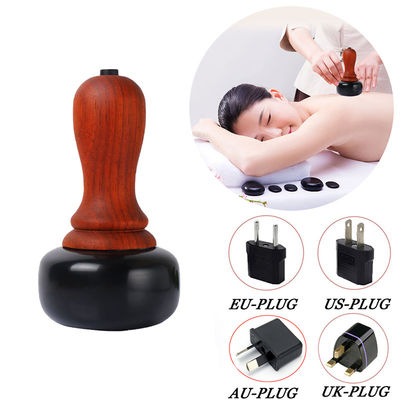 Electric Gua Sha Cupping Massager Hot Stone Therapy for Relaxing Muscles Skin Scraping and Moxibustion Treatment on Body