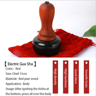 Electric Gua Sha Cupping Massager Hot Stone Therapy for Relaxing Muscles Skin Scraping and Moxibustion Treatment on Body