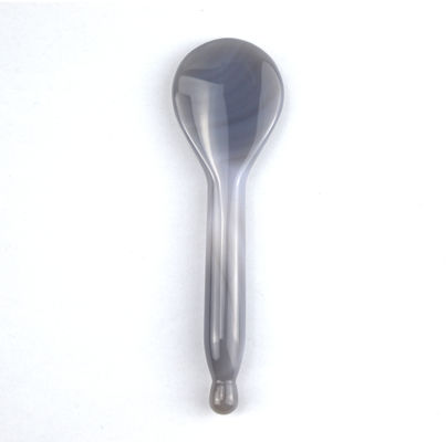 Body Massager Grey Agate Spoon Roller Gua Sha Spoon for Deep Tissue Massage and Accupressure Point