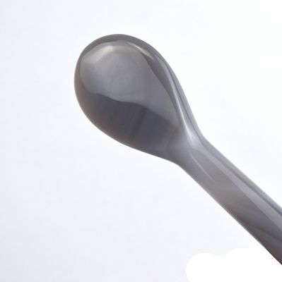 Body Massager Grey Agate Spoon Roller Gua Sha Spoon for Deep Tissue Massage and Accupressure Point
