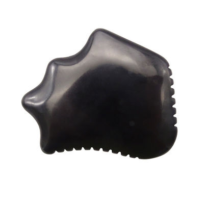 Natural Black Obsidian Gua Sha Board for Face Back Massage Relax Therapy Guasha Tool Skincare Scraping