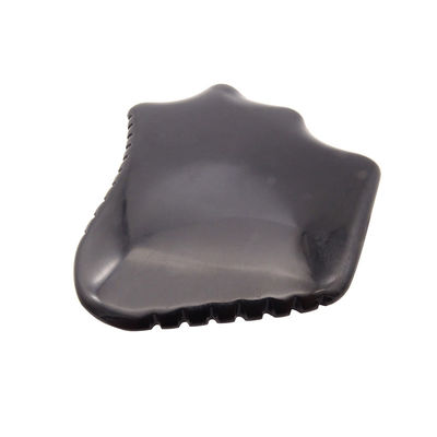 Natural Black Obsidian Gua Sha Board for Face Back Massage Relax Therapy Guasha Tool Skincare Scraping