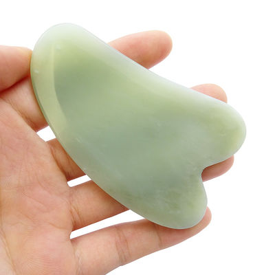Xiuyan Jade Guasha Board for Facial and Body Skincare Heart Shape Gua Sha Massage Tool to Relieve Muscle Tensions