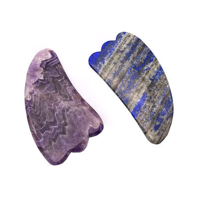 Natural Anti Aging Facial Massager Handheld for Portable Female Portable Massage Scraping Amethyst Lapis