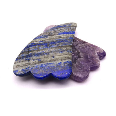 Natural Anti Aging Facial Massager Handheld for Portable Female Portable Massage Scraping Amethyst Lapis