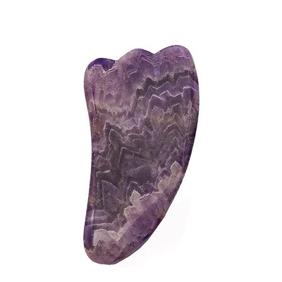Natural Anti Aging Facial Massager Handheld for Portable Female Portable Massage Scraping Amethyst Lapis