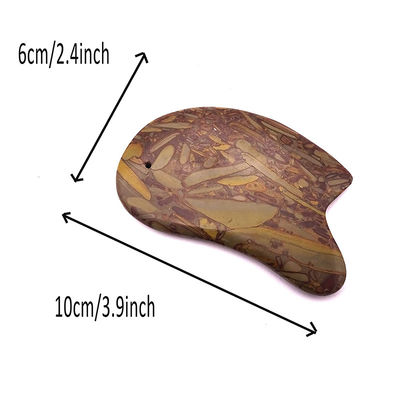 Support OEM/ODM Natural Nuwa Stone Facial Gua Sha Scraping Skin Massage Tool for Portable Medical Lifting and Beauty