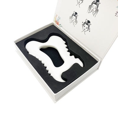 Ceramic Gua Sha Facial Tools for Face Skin Care Tools Easy to Including Luxury Box Bag and Guide Gifts for Women