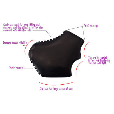 Private Label Gua Sha Jade Face Massage Natural Massage Bian Stone Facial Guasha Scraping Tool with Portable Handheld Design