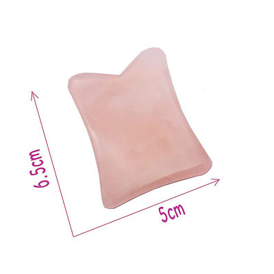 Face Lift Function Rose Quartz Real Jade Gua Sha Crystal Face Roller Massage Guasha Stone for Face/Body Rejuvenation
