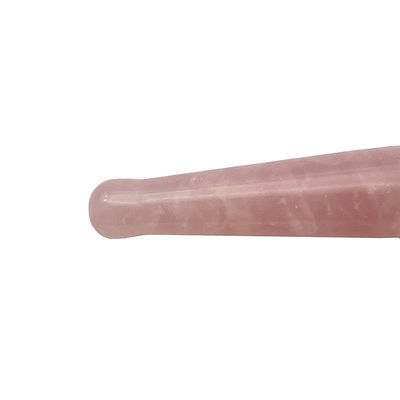 OEM ODM Natural Rose Quartz Guasha Massage Stick Needle Muscle Relief Body Gua Sha Massager Point Roller Guasha Tool