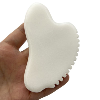 Portable Facial Massager Gua Sha Scraper Natural Jade Stone Skin Care Massager for Body Neck Back Beauty Health Eye SPA