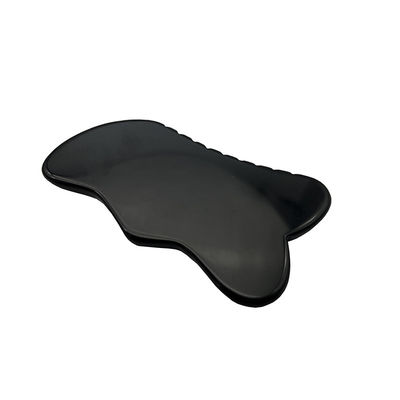 Facial Massager Obsidian Guasha Beautiful Massage Scraping Black Obsidian Face Massager Acupuncture Gua Sha Eye Face Board SPA Tool