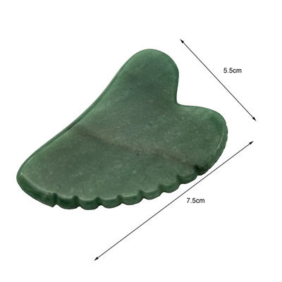 Facial Scraping Skin Lifting with Green Aventurine Gua Sha and Heart Shaped Design