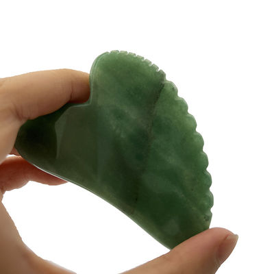 Facial Scraping Skin Lifting with Green Aventurine Gua Sha and Heart Shaped Design