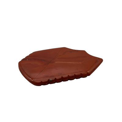 Red Jasper Facial Guasha Skin Lifting Firming Natural Hand Healing Jade Gua Sha Facial Massage Tool Portable and Handheld