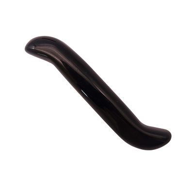 Natural Obsidian S-shape Massage Wand Crystal Healing Yoni Wand Massager Stick for Face and Body Rejuvenation