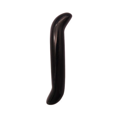 Natural Obsidian S-shape Massage Wand Crystal Healing Yoni Wand Massager Stick for Face and Body Rejuvenation