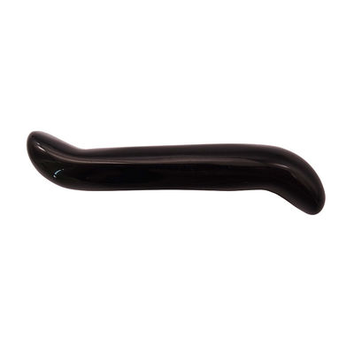 Natural Obsidian S-shape Massage Wand Crystal Healing Yoni Wand Massager Stick for Face and Body Rejuvenation
