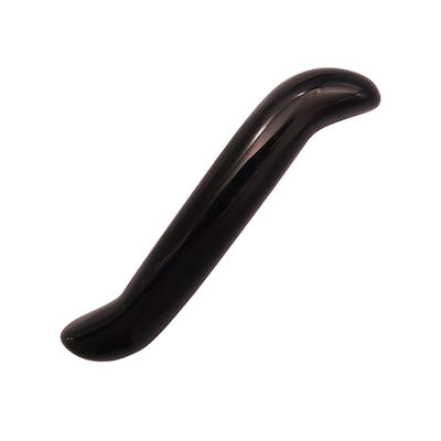 Natural Obsidian S-shape Massage Wand Crystal Healing Yoni Wand Massager Stick for Face and Body Rejuvenation