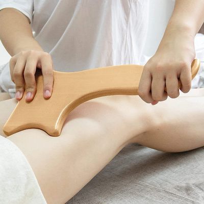 Beech Wooden Muscle Roller for Body Cosmetology Pain Relief and Lymphatic Drainage Massage Therapy Massager