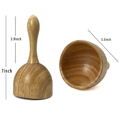 Wooden Gua Sha Massage Stick for Natural Carbonized SPA Therapy and Body Massage