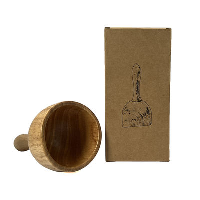 Wooden Gua Sha Massage Stick for Natural Carbonized SPA Therapy and Body Massage