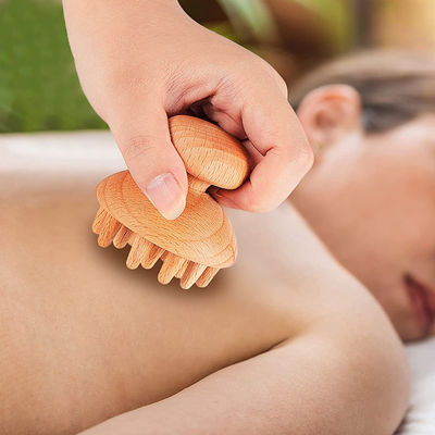 Wooden Head Guasha Board for Cosmetology Massage Tool Anti-cellulite Lymphatic Drainage Body Shaping Wood Therapy
