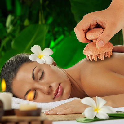 Wooden Head Guasha Board for Cosmetology Massage Tool Anti-cellulite Lymphatic Drainage Body Shaping Wood Therapy