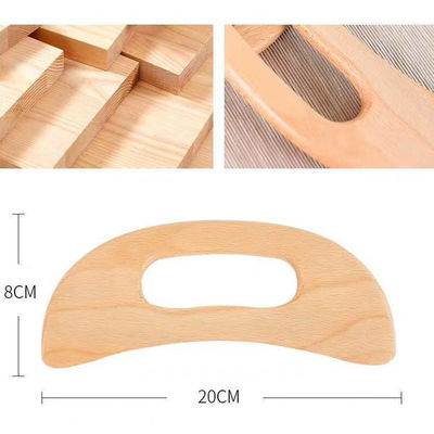 Wooden Lymphatic Drainage Tool Body Cosmetology Massager for Activating Qi and Dredging Collaterals in Wood Therapy