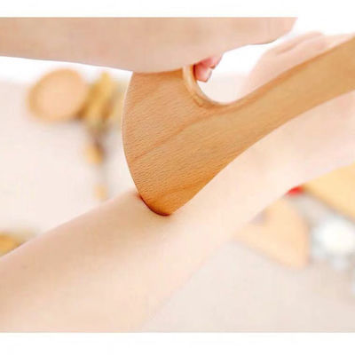 Wooden Lymphatic Drainage Tool Body Cosmetology Massager for Activating Qi and Dredging Collaterals in Wood Therapy