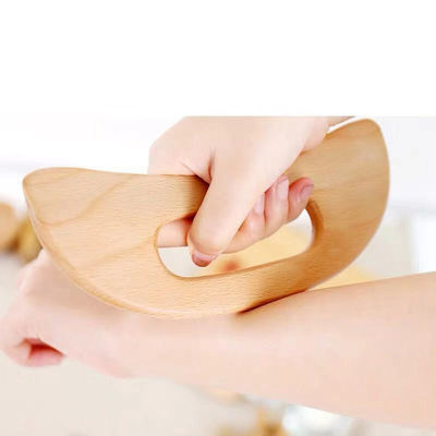 Wooden Lymphatic Drainage Tool Body Cosmetology Massager for Activating Qi and Dredging Collaterals in Wood Therapy