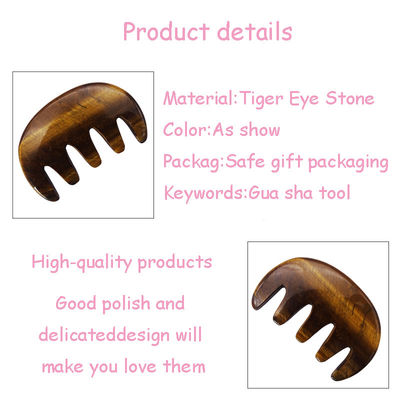 Customized Logo Availabled Gua Sha Comb Massage Tool for Enhancing Circulation on Scalp Face