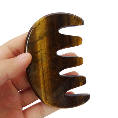 Customized Logo Availabled Gua Sha Comb Massage Tool for Enhancing Circulation on Scalp Face