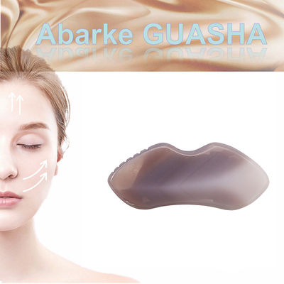 Natural Agate Gua Sha Board for Body Massage and Facial Treatment in SPA Acupuncture Therapy