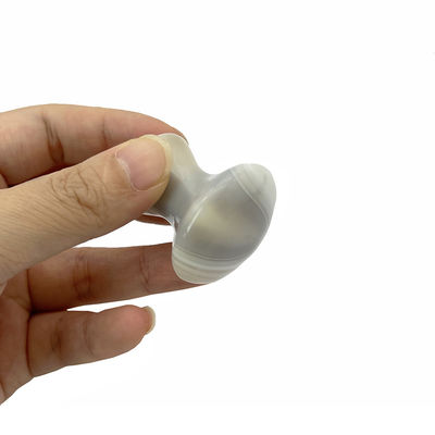 2024 Blood Stone Grey Agate Jade Stone Gua Sha Mushroom Massage Stone for Reducing Fine Lines on Face Neck Body