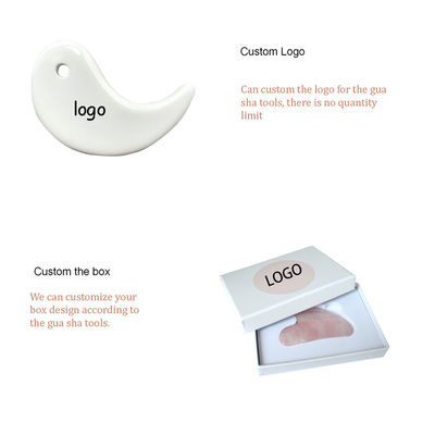 Professional Ceramic V-face Lifting Gua Sha Tool for Jaw Line Massage and Muscle Stiffness Relief
