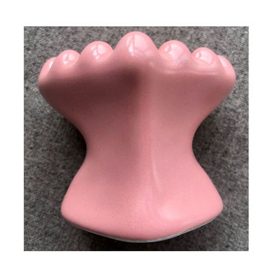 Customized Logo Pink 3d Heart Shaped Universal Ceramic Gua Sha Scraping Massage Tool for Eye Face Neck Skin Body Massager