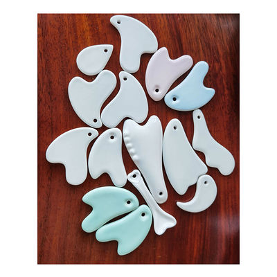 Medical Personal Care Style Hand-held Ceramic Massage Therapy Gua Sha Board Tool for Face Guasha Scraping Beauty Product