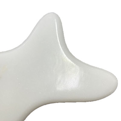 Body Sculpting Tools Large White Jade Scraping Massage Tools for Lymphatic Drainage and Gua sha Therapy