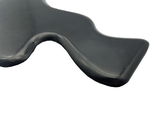 Body Care Products Gua Sha Board Logo Support custom Custom Logo Polygonal Black Bianstone Jade Massage Tool