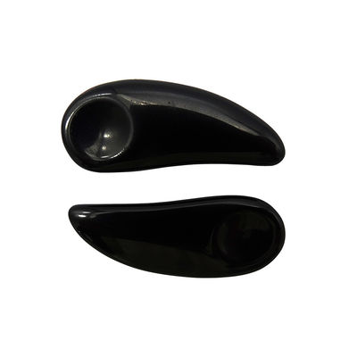 Black Facial Massager Mini Obsidian Cosmetic Guasha Spoon Eye Cream Makeup Scoop Spatula Stick for Eye Relief Massage
