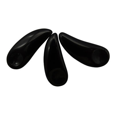 Black Facial Massager Mini Obsidian Cosmetic Guasha Spoon Eye Cream Makeup Scoop Spatula Stick for Eye Relief Massage