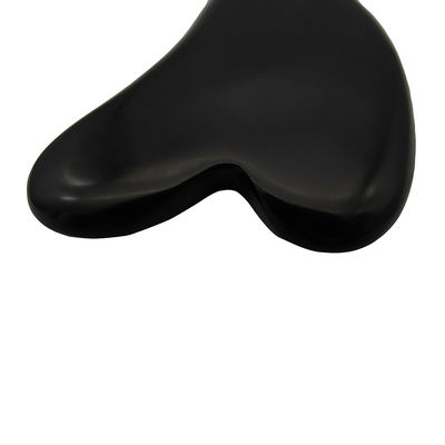 Natural Black Bian Stone Heart Shape Gua Sha Massage Tool for Spa Relaxing Meditation