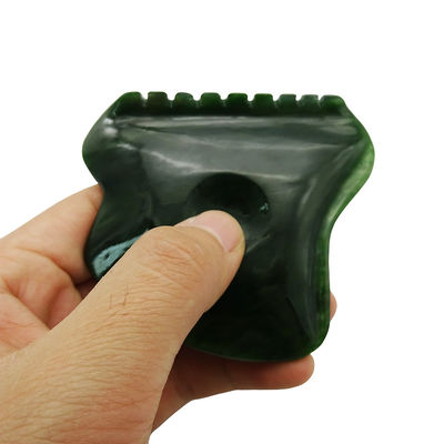 Comprehensive Body Relaxation with Polished Nephrite Jade Gua Sha Massage Tool